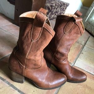 Made in Siena-Italy Leather boots